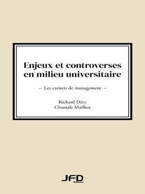 cover image of Enjeux et controverses en milieu universitaire